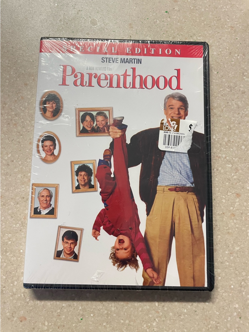 Parenthood DVD Cover — White Background with Red Title